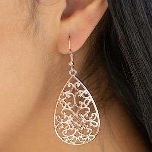 Divine Vine Rose Gold Earrings